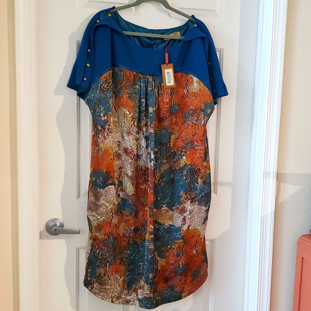 Plus Sized Print Dress by Jus de Pommes